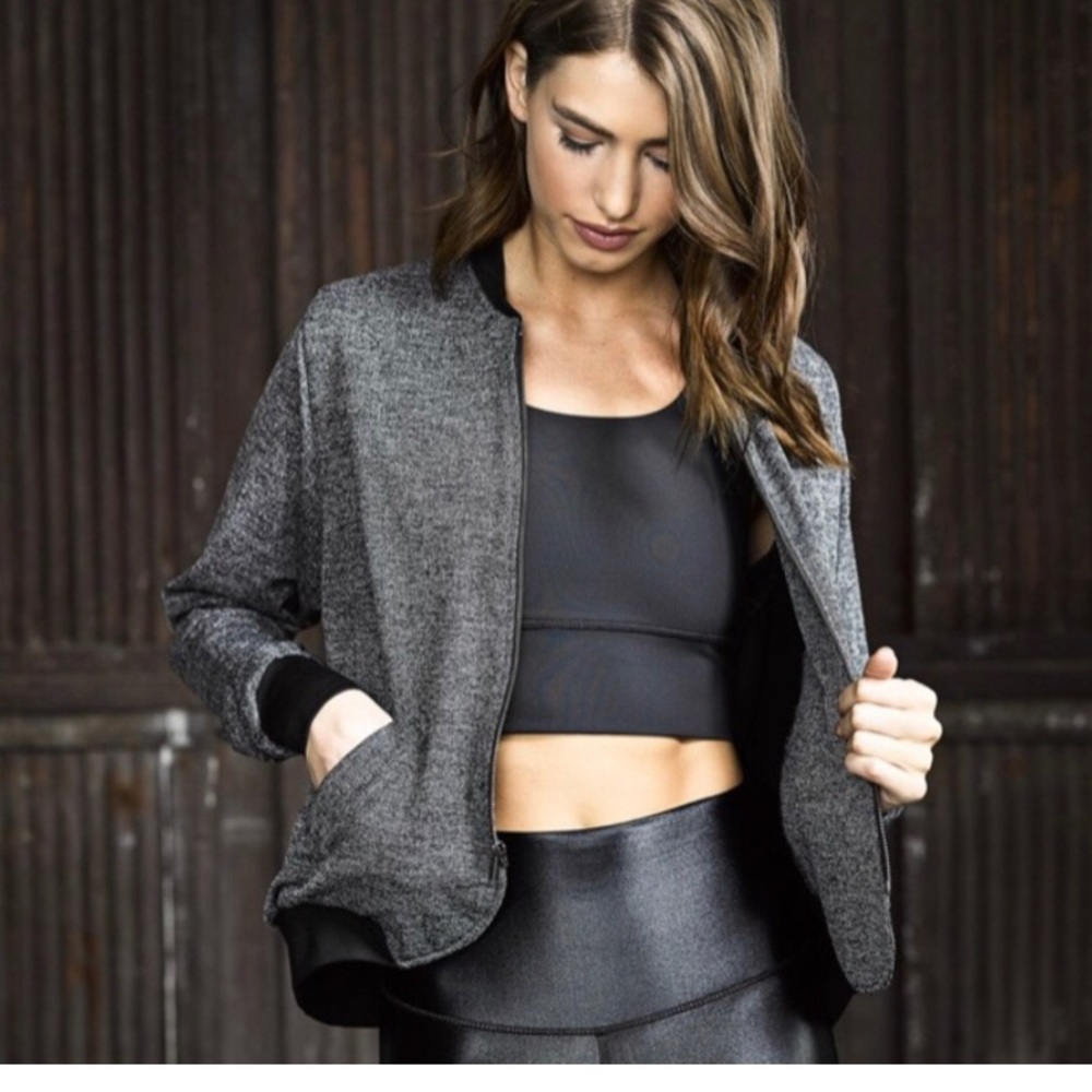 DYI Herringbone Bomber Jacket